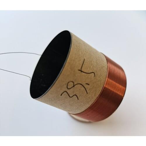 1 pcs ID: 39.5mm (1.555") skeleton:black aluminous 8 ohm woofer Bass loudspeaker speaker Drive voice coil