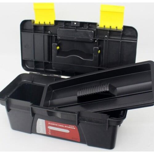 10"/250mm Tool Box Two-layer Plastic PP Box Portable Fittings Box The Vehicular Multifunction Storing Box