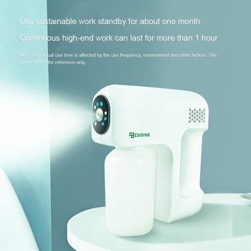 2600 MAh New Wireless Disinfection Spray Handheld Portable USB Rechargeable Nano Atomizer Home Blue Light For Car Home Office