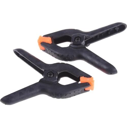 6PCS Plastic Nylon Clamps For Woodworking Spring Clip Photo Studio Clamp For Photography Background Black DIY Tools
