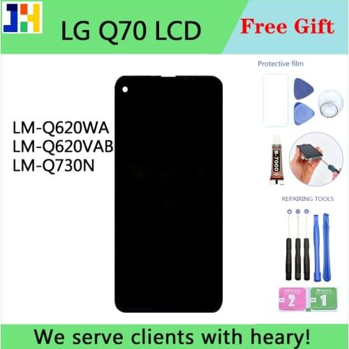 6.4" AAA Quality IPS LCD For LG Q70 LCD Display Screen LM-Q620WA LM-Q620VAB LM-Q730N Replacement For LG Q70 LCD