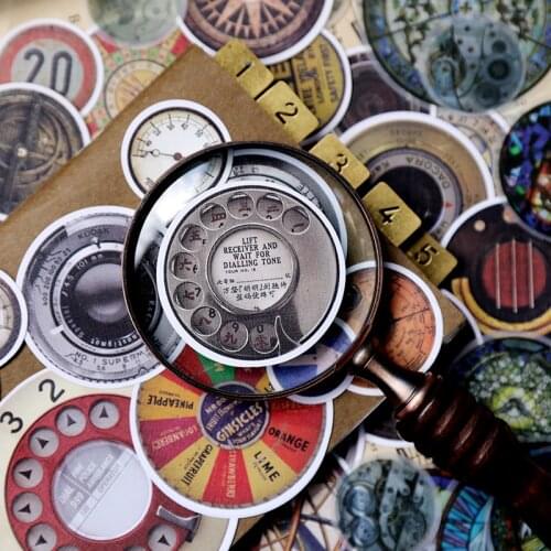 KSCRAFT 65pcs Circular Self- adhesive Stickers for Scrapbooking/ DIY Crafts/ Card Making Decoration