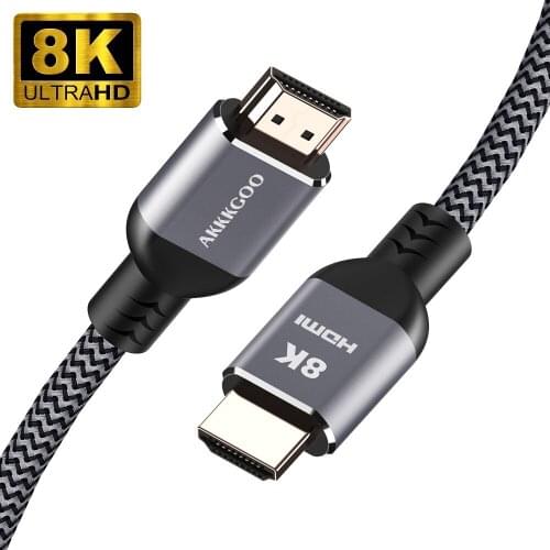 8K HDMI-compatible Cable 8K 60hz 4K 120Hz for UHD Mi Box Xbox PS5 PS4 RTX 3080 3090 Splitter HDTV Extender 8K Digital Cable
