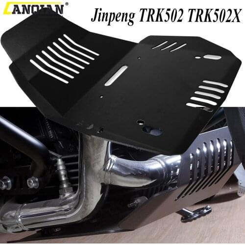 Motocycle Accessorie Aluminium Alloy Skid Plate Bash Frame Guard Cover For Benelli Jinpeng TRK502 TRK502X TRK 502 502X 2018-2019