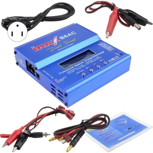 Li-Po Battery Balance Charger Lipo NiMh Li-Ion Ni-Cd RC Battery Balance AC Digital Chargers Discharger For IMAX B6AC EU US Plug