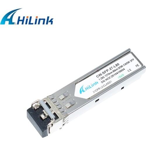 Free Shipping! Dual LC 1.25G 1270nm 80km CWDM SFP Transceiver with DOM Function