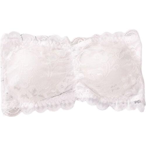 EFINNY Strapless Bra Womens Bra with Lace Sexy Bra Black/White Women Bra M L XL Femme Bra Korean Fashion Women Bra