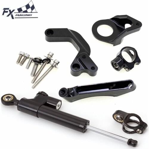 CNC Motorcycle Stabilizer Steering Damper Mounting Bracket Support Kit For Suzuki GSXR 1000 K9 GSXR1000 2009-2015 2010 2011 2012