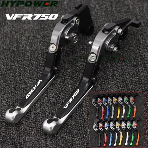 CNC Adjustable Folding Extendable Motorcycle Brake Clutch Levers For Honda VFR750 VFR 750 1991 1992 1993 1994 1995 1996 1997