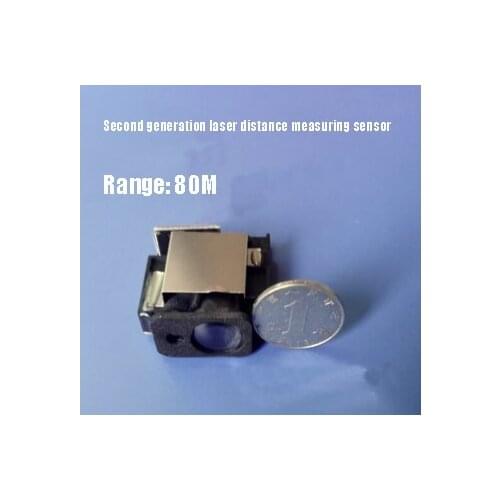 Free shipping Second generation laser distance measuring sensor 80M +-1mm Max frequency 20HZ distance measuring module