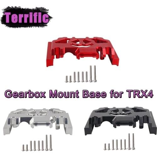 1PCS Aluminum Alloy Gearbox Mount Transmission Holder for 1/10 RC Crawler TRAXXAS TRX4 Defender Bronco Blazer G500 Upgrade Parts