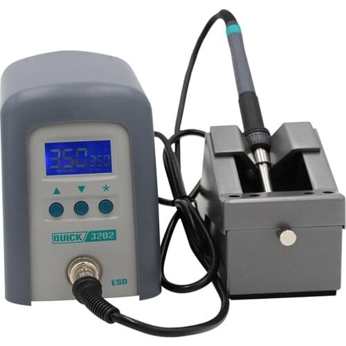 Quick 3202 Intelligent High Frequency 90W Lead-free Solder Station Welding Table Digital Display Electric Soldering Iron