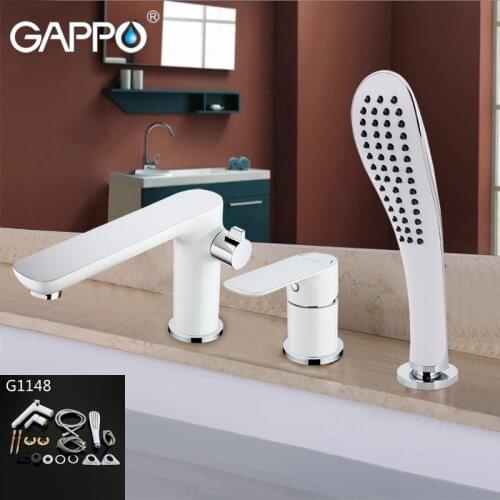 Gappo Top Quality waterfall bathtub sink faucet water mixer bathroom shower faucet bath shower set taps torneira grifo GA1148