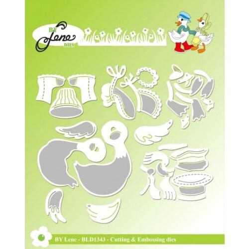 Goose Family Metal Cutting Dies Daisy DIY Etched Dies Craft Paper Card Making Scrapbooking Embossing New 2021