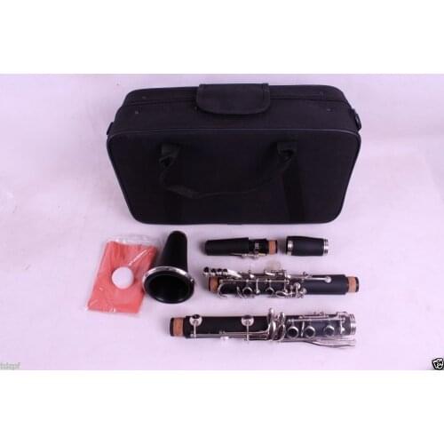 CLARINET rosewood Bb Key 17Keys Nice Sound nickel Plated Rosewood clarinet
