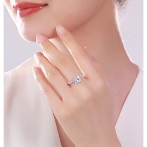 Mozanstone Love Heart Ring For Women Adjustable Female Wedding Proposal Luxury Jewelry Engagement Accessories Wholesale Lots Bul