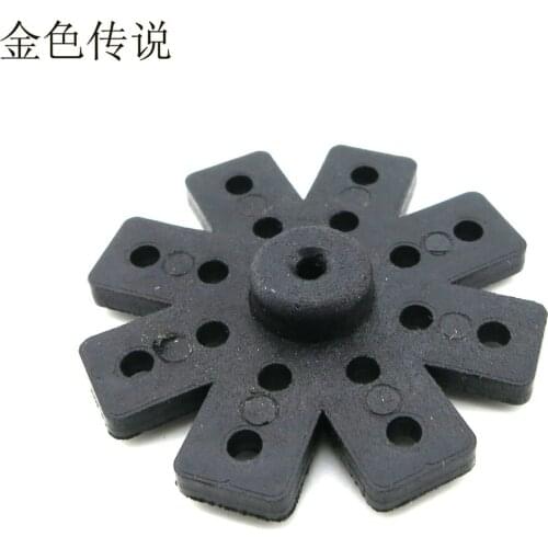 Round pieces of model porous fasteners DIY technology model toy small production wheel hub rotating disk windmill parts