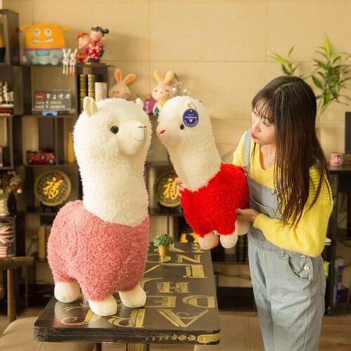 25cm Kawaii Alpaca Plush Toys Soft Cute Alpacas Dolls Animal Stuffed Sleeping Pillow Birthday Beautiful Present Childrens Gift