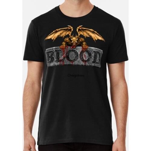 Men Shirt Blood Logo Women tshirt