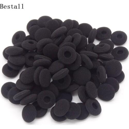Bestall 500pcs 18mm Soft Foam Earbud Headphone Ear pads Replacement Sponge Covers Tips For Earphone MP3 MP4 Phone