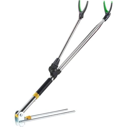 Stainless Steel Dual Purpose Fishing Rod Bracket 1.5M 1.7M 2.1M 2.4M Telescopic Fishing Rod Bracket