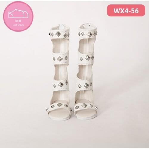 Shoes For Doll BJD 1/4 Littlegem Body PU Leather Boots Fashion Mini Toy Shoes for Doll Accessories luodoll