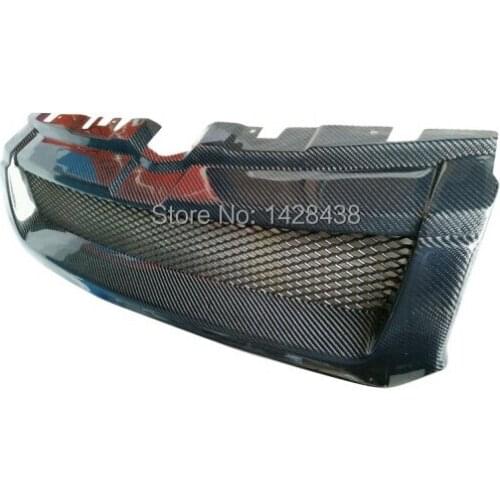 Front Hood Carbon Style Mesh Grill Grille For Land Rover Evoque 2012-2015