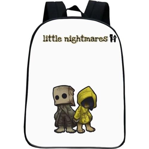 Game Little Nightmares Backpack Cosplay Cartoon Knapsack School Bag Teens Book Bags Boys Girls Kawaii Casual Rucksack