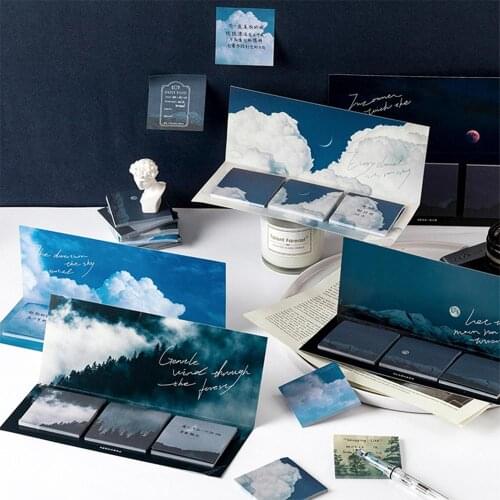 Removable Memo Notes Creative Stationery Sticker Note Set Sticky Notes Mini Memo Pad N Times Sticky Notes School Supplies