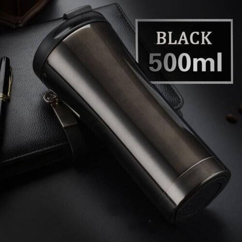 500ml Hot Quality Double Wall Stainless Steel Vacuum Flasks Car Thermo Cup Coffee Tea Travel Mug Thermol Bottle Thermocup