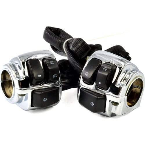 BJMOTO Motorcycle Handlebar Control Switch For Harley SOFTAIL DYNA SPORTSTER V-ROD 1996-2012 Handle Bar Switches