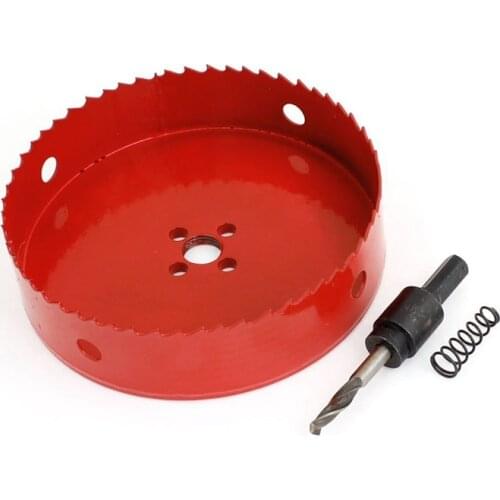Rake Teeth Bimetal 135mm Cutting Diameter Red Hole Saw
