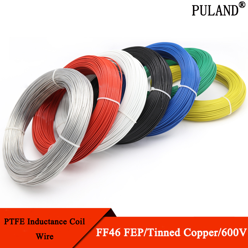 Ground Inductor Wire Coil OD 0.87 1.05 1.15 1.2mm Signal Control PTFE High Temperature Sensor Detector Parking Access Cable Loop
