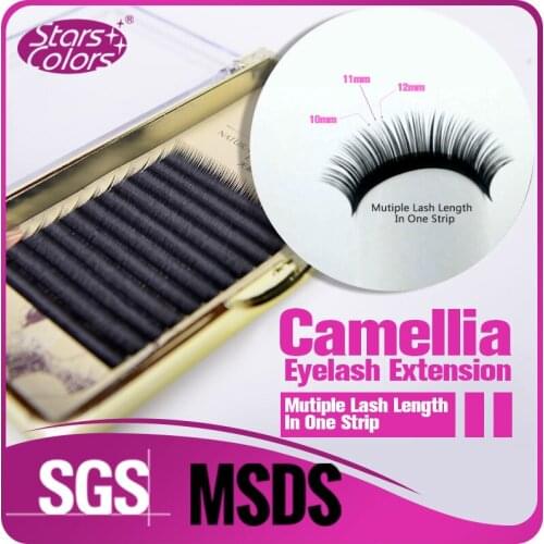 5 boxes/lot Natrual 0.07mm Super Soft Silk Lashes Camellia eye lash faux mink False Eyelash Makeup tools