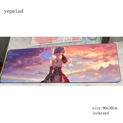 Re-zero mouse pad large Computer mat 800x300x3mm gaming mousepad cheapest padmouse keyboard games pc gamer desk