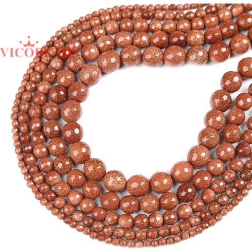 Natural Faceted Gold SandStone Golden Sand stone Round Loose Beads 15" Strand 4 6 8 10 12 MM Pick Size
