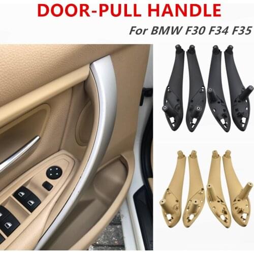 For BMW 3 Series F30 F35 Left Right Front Back Rear Side Car Interior Door Handles Inner Doors Panel Handle Bar Pull Trim Cover
