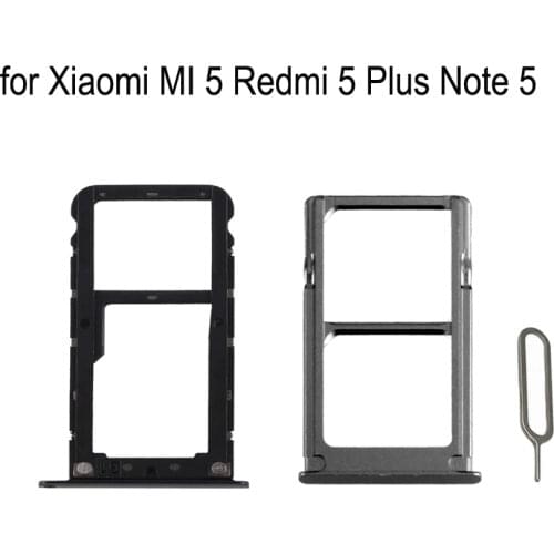 For XIAOMI MI 5 Redmi 5 Plus Note 5 Original Phone Housing New SIM Tray Adapter For Xiaomi Note 5 Plus Micro SD Card Tray Holder