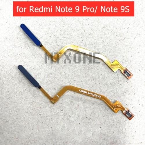 For Xiaomi Redmi Note 9 Pro/ Note 9s fingerprint scanner Connector Flex Cable Touch ID Sensor Connector Repair Spare Parts
