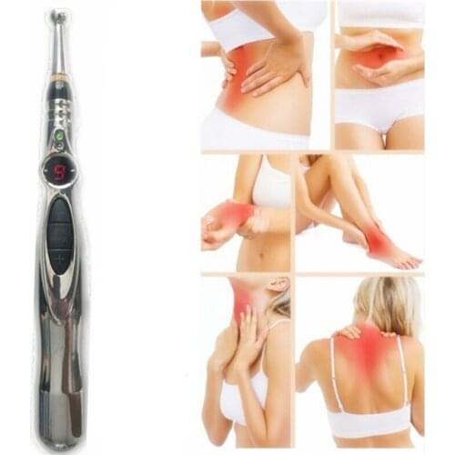 H7JC Electronic Acupuncture Pen Pulse Acupoint Massage Meridian Pens Pain Relief Acupoint Therapy Body Heal Massager Pen
