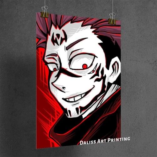 Canvas Anime Jujutsu Kaisen yuji itadori Pictures Home Decoration Paintings Poster HD Prints Wall Art Modular Living Room Framed