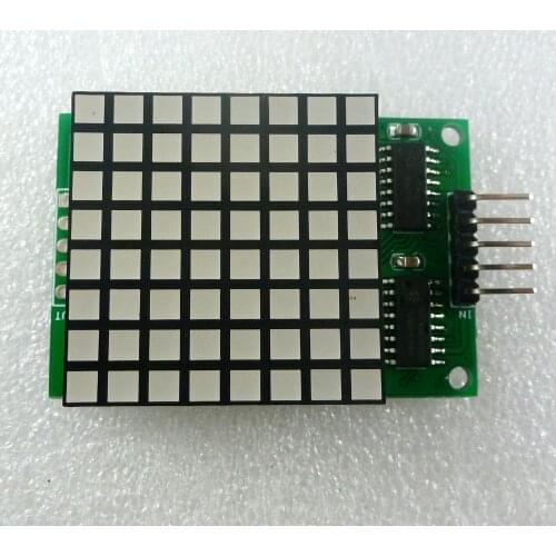 DM11A88 8x8 Square Matrix Red LED Display dot Module 74hc595 Drive for Arduino UNO PRO MEGA2560 DUE raspberry pi