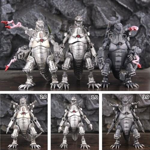 Mechanics Gojira VS KingKong KOTM 20cm Action Figure Toys Doll Model