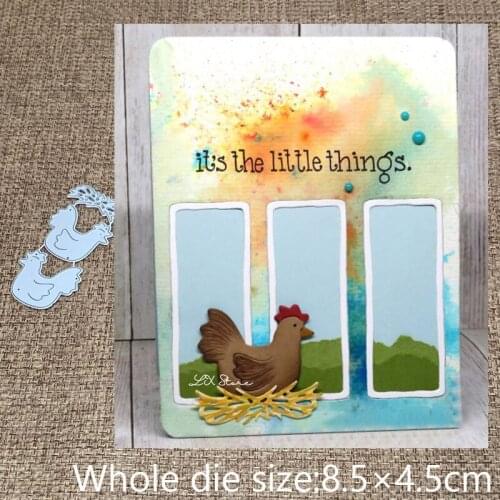 XLDesign Craft Metal stencil mold Cutting Dies Chicken coop decoration scrapbook die cuts Album Paper Card Craft Embossing