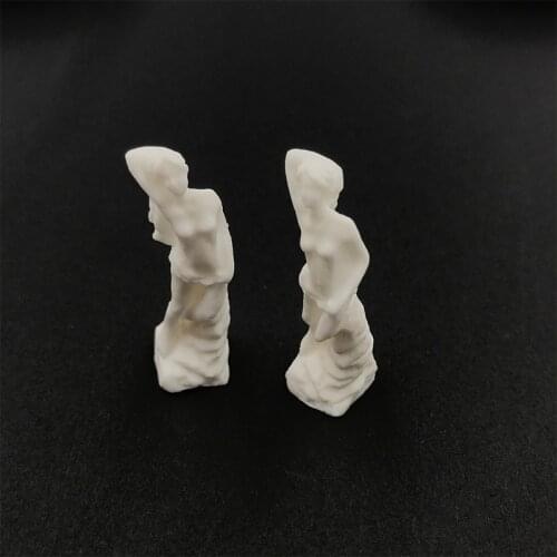 5Pcs/lot Mini Goddess Statue Miniature Figurines Resin Craft DIY Dollhouse Accessories Home Decoration Scrapbooking 42*12mm