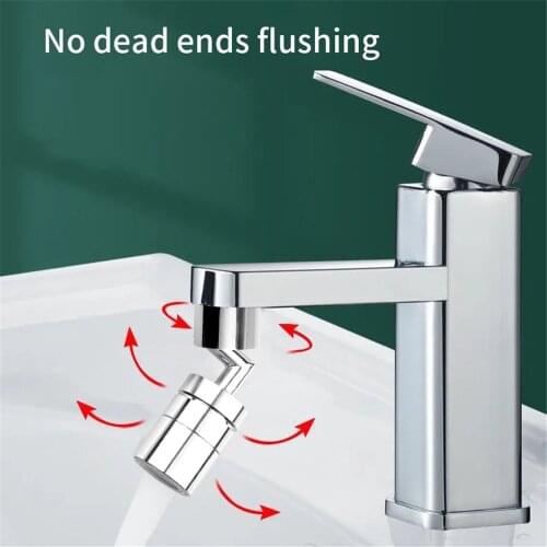 2021 Newest Splash Filter 720 Degree Faucet Spray Head Anti Splash Filter Faucet Movable Kitchen Tap Water Saving Nozzle Sprayer