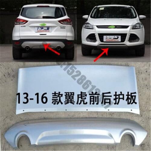 ABS Front+Rear car bumper cover trim plastic Bumper bars front and rear bumper For Ford Kuga 2013-2016 Car styling