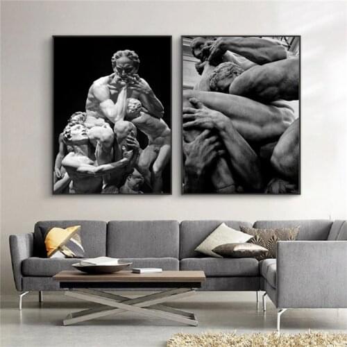 Sculpture of David Canvas Painting Posters and Prints Nordic Wall Art Picture Scandinavian Cuadros Home Decoration Room Decor