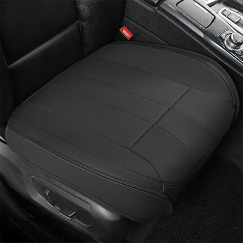 Ultra-Luxury Car Seat Protection Single Seat Without Backrest PU Senior Leather Car Seat Cover For Most Four-Door Sedan&SUV