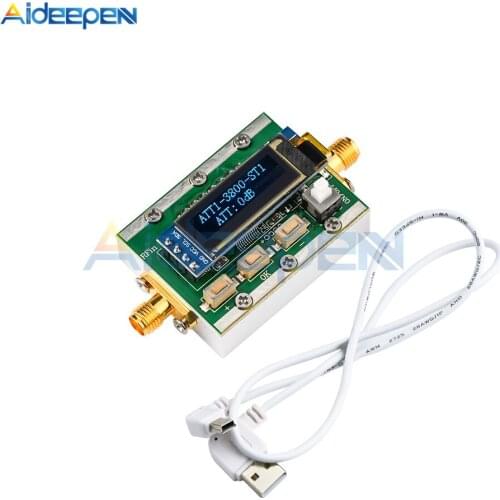 1MHZ-3800MHz Digital Programmable RF Attenuator Control 0-31dB Adjustable Step 1dB PC Controllable